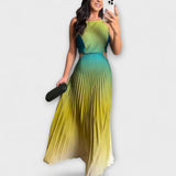 Haven - Stilska Maxi Oblačila brez Rokavov s Tie-Dye