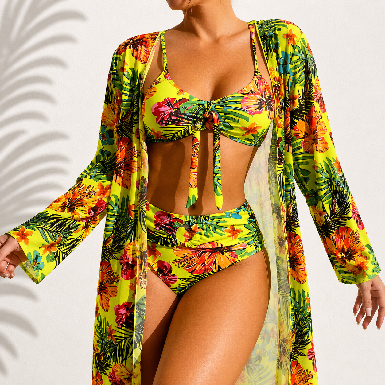 Marie - Elegantni tropski bikini 3-delni