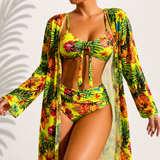 Marie - Elegantni tropski bikini 3-delni