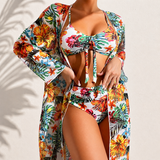 Marie - Elegantni tropski bikini 3-delni