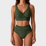 Eva – Eleganten Bikini z Visokim Pasom