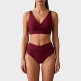 Eva – Eleganten Bikini z Visokim Pasom