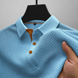 Luka – Elegantna Teksturirana Polo Majica