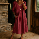 Sara – Lanena Obleka