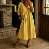 Sara – Lanena Obleka
