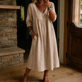 Sara – Lanena Obleka