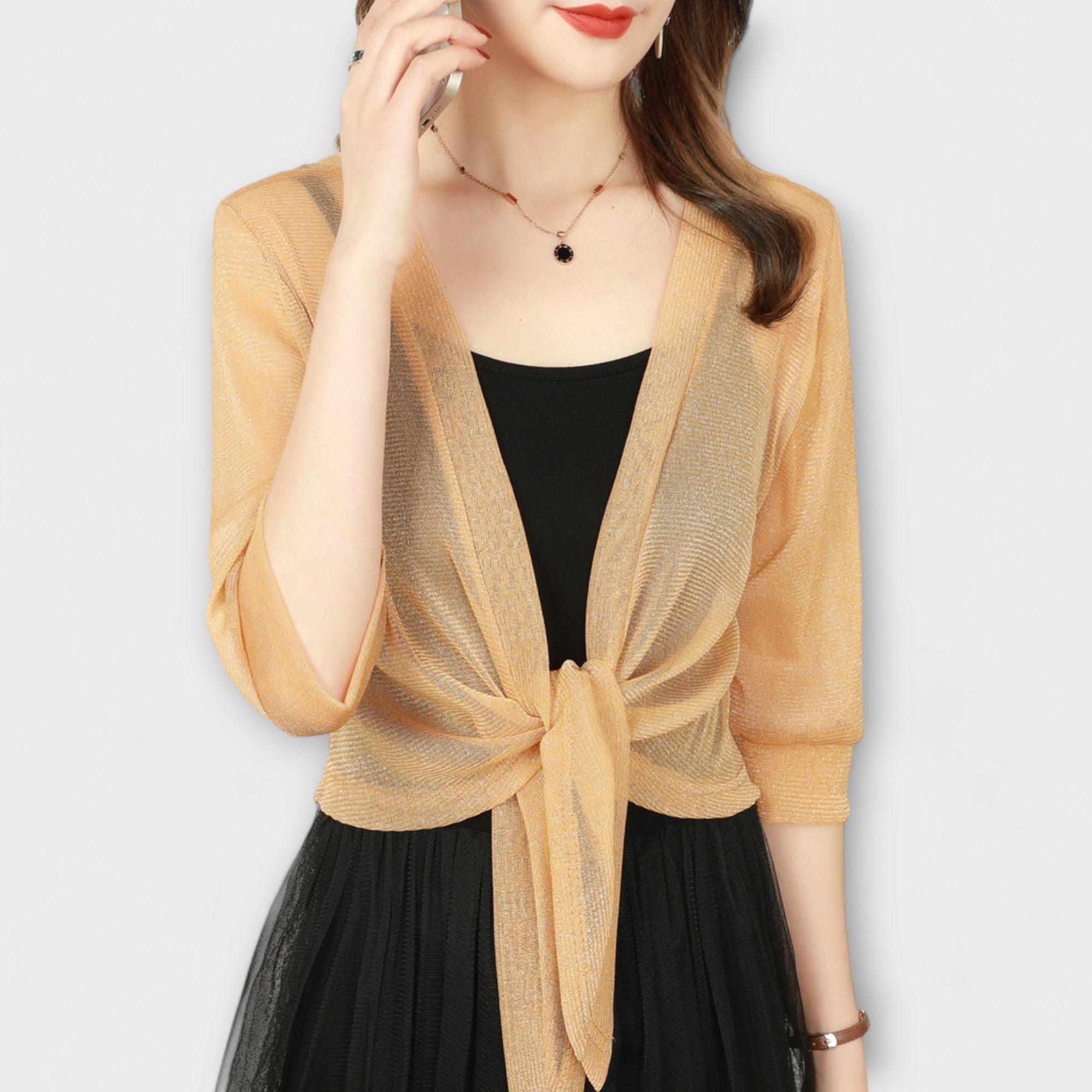 Olivia - Bluza z odprtim sprednjim delom