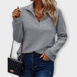 Vilja - Pulover s polo zipom